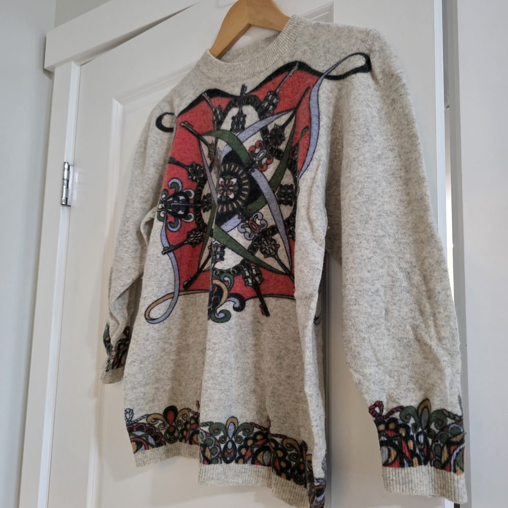 Colorful Patterned Sweater - Picture 4 of 5